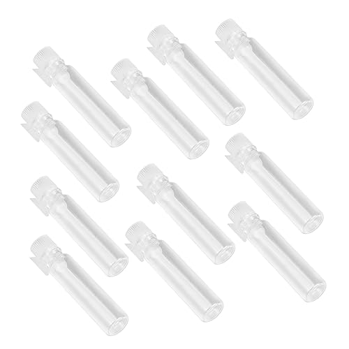 HAKIDZEL 50Stücke Transparente Probenflasche für Parfümöl Glasfläschchen für Reisen Nachfüllbare Pipettenflasche für Büro Parties und Unterwegs mit Weißen Kappen HAKIDZEL 50Stücke Transparente Probenflasche für Parfümöl Glasfläschchen für Reisen Nachfüllbare Pipettenflasche für Büro Parties und Unterwegs mit Weißen Kappen von HAKIDZEL