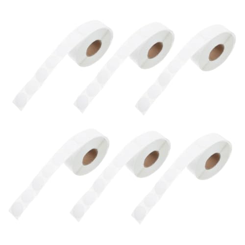 HAKIDZEL 6 Rollen Runde Selbstklebende Farbpunkte Aufkleber Kleine Etiketten Stark Haftend Beschriftbar Rückstandsfrei für Büro Laden Zuhause Klassenzimmer Lager Lebensmittelservice HAKIDZEL 6 Rollen Runde Selbstklebende Farbpunkte Aufkleber Kleine Etiketten Stark Haftend Beschriftbar Rückstandsfrei für Büro Laden Zuhause Klassenzimmer Lager Lebensmittelservice von HAKIDZEL