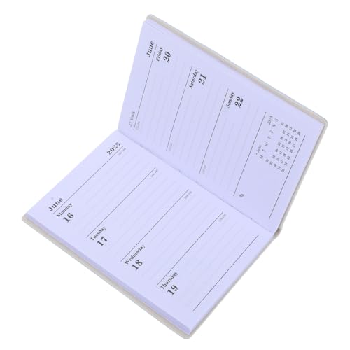 HAKIDZEL Planer Notizbuch mit Robustem Lederbezug Praktischer Tagesplaner und Wochenkalender Vielseitiger Organizer für Schule und Büro Handliches Notizblock Design in Jeansblau mit HAKIDZEL Planer Notizbuch mit Robustem Lederbezug Praktischer Tagesplaner und Wochenkalender Vielseitiger Organizer für Schule und Büro Handliches Notizblock Design in Jeansblau mit von HAKIDZEL