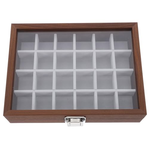 HAKIDZEL Ring-Organizer: Schmuckschatulle aus Holz, Ohrringhalter, Box, Tablett, Organizer für Schmuck, Vintage-Ringetui, Aufbewahrungsboxen HAKIDZEL Ring-Organizer: Schmuckschatulle aus Holz, Ohrringhalter, Box, Tablett, Organizer für Schmuck, Vintage-Ringetui, Aufbewahrungsboxen von HAKIDZEL