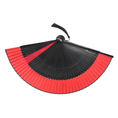 HAKIDZEL Vintage Holz Faltfächer Handfächer mit S-förmigem Muster Faltbarer Chinesischer Fächer für Damen Eleganter Handgefertigter Tanz Partyventilator Tragbar und Dekorativ HAKIDZEL Vintage Holz Faltfächer Handfächer mit S-förmigem Muster Faltbarer Chinesischer Fächer für Damen Eleganter Handgefertigter Tanz Partyventilator Tragbar und Dekorativ von HAKIDZEL