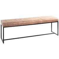 HAKU Möbel Bank 25854 braun Leder 150,0 cm von HAKU Möbel