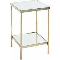 HAKU Möbel Beistelltisch Glas gold 28,0 x 28,0 x 46,0 cm HAKU Möbel Beistelltisch Glas gold 28,0 x 28,0 x 46,0 cm von HAKU Möbel