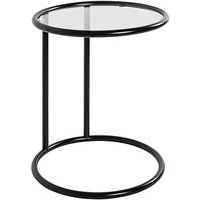 HAKU Möbel Beistelltisch Glas schwarz 45,0 x 45,0 x 55,0 cm von HAKU Möbel