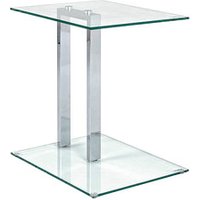 HAKU Möbel Beistelltisch Glas transparent 45,0 x 35,0 x 50,0 cm von HAKU Möbel