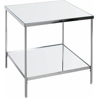 HAKU Möbel Beistelltisch Glas silber 45,0 x 45,0 x 46,0 cm HAKU Möbel Beistelltisch Glas silber 45,0 x 45,0 x 46,0 cm von HAKU Möbel