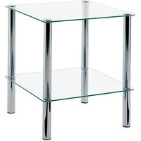 HAKU Möbel Beistelltisch Glas transparent 39,0 x 39,0 x 47,0 cm von HAKU Möbel