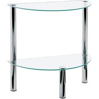 HAKU Möbel Beistelltisch Glas transparent 45,0 x 22,0 x 47,0 cm von HAKU Möbel