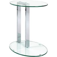 HAKU Möbel Beistelltisch Glas transparent 45,0 x 35,0 x 50,0 cm von HAKU Möbel