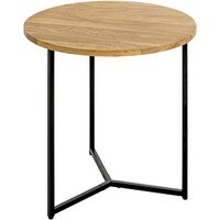 HAKU Möbel Beistelltisch Massivholz eiche 50,0 x 50,0 x 52,0 cm von HAKU Möbel