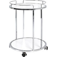 HAKU Möbel Beistelltisch weiß, chrom 45,0 x 45,0 x 60,0 cm HAKU Möbel Beistelltisch weiß, chrom 45,0 x 45,0 x 60,0 cm von HAKU Möbel