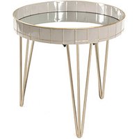 HAKU Möbel Beistelltisch Spiegelglas gold-taube 51,0 x 51,0 x 50,0 cm HAKU Möbel Beistelltisch Spiegelglas gold-taube 51,0 x 51,0 x 50,0 cm von HAKU Möbel