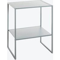 HAKU Möbel Beistelltisch Metall grau 45,0 x 35,0 x 60,0 cm von HAKU Möbel