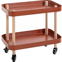 HAKU Möbel Beistelltisch Metall rot 50,0 x 30,0 x 47,0 cm HAKU Möbel Beistelltisch Metall rot 50,0 x 30,0 x 47,0 cm von HAKU Möbel
