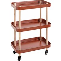 HAKU Möbel Beistelltisch Metall rot 50,0 x 30,0 x 76,0 cm HAKU Möbel Beistelltisch Metall rot 50,0 x 30,0 x 76,0 cm von HAKU Möbel