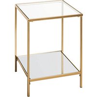 HAKU Möbel Beistelltisch Spiegel gold 39,0 x 39,0 x 55,0 cm von HAKU Möbel