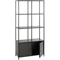 HAKU Möbel Bücherregal schwarz 80,0 x 37,0 x 176,0 cm von HAKU Möbel