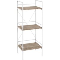 HAKU Möbel Bücherregal weiß 34,0 x 27,0 x 96,0 cm, 1 St. von HAKU Möbel