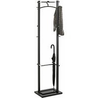 HAKU Möbel Kleiderständer 54527 schwarz Metall 10 Haken 40,0 x 175,0 cm HAKU Möbel Kleiderständer 54527 schwarz Metall 10 Haken 40,0 x 175,0 cm von HAKU Möbel
