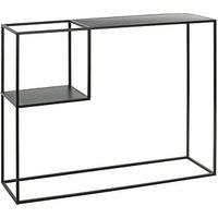 HAKU Möbel Konsolentisch Metall schwarz 100,0 x 30,0 x 80,0 cm von HAKU Möbel