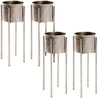 HAKU Möbel Pflanzenständer Dona 3 Metall, Ø 24,0 cm bronze rund, 4 St. HAKU Möbel Pflanzenständer Dona 3 Metall, Ø 24,0 cm bronze rund, 4 St. von HAKU Möbel