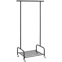 HAKU Möbel Rollgarderobe schwarz HAKU Möbel Rollgarderobe schwarz von HAKU Möbel