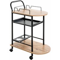 HAKU Möbel Servierwagen braun, schwarz 65,0 x 35,0 x 83,0 cm HAKU Möbel Servierwagen braun, schwarz 65,0 x 35,0 x 83,0 cm von HAKU Möbel