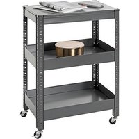 HAKU Möbel Servierwagen grau 50,0 x 32,0 x 75,0 cm HAKU Möbel Servierwagen grau 50,0 x 32,0 x 75,0 cm von HAKU Möbel