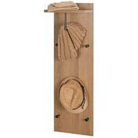 HAKU Möbel Wandgarderobe 37148 eiche Holz 5 Haken 30,0 x 100,0 cm von HAKU Möbel