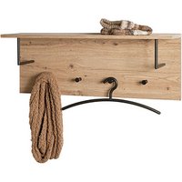 HAKU Möbel Wandgarderobe 37447 eiche Holz 4 Haken 80,0 x 30,0 cm von HAKU Möbel