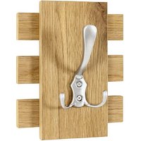 HAKU Möbel Wandgarderobe 15615 braun Holz 1 Haken 16,0 x 20,0 cm von HAKU Möbel