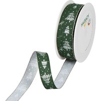 Druckband "Tannenbäume" - Dunkelgrün Druckband "Tannenbäume" - Dunkelgrün von HALBACH