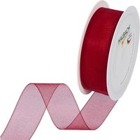 Organzaband - Weinrot von HALBACH