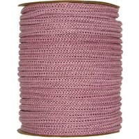 Strickschlauch aus Papiergarn, 30m - Altrosa von Pink