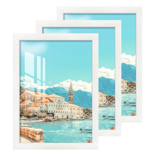 2cm 3 Pack Bilderrahmen A3, Bilderrahmen Weiß, MDF Holz Rahmen,Horizontal Vertikal Poster Rahmen mit HD Acrylglas Fotorahmen für 30x40 cm Fotos Bilder Poster Zertifikate Wandbehang oder Tischplatte 2cm 3 Pack Bilderrahmen A3, Bilderrahmen Weiß, MDF Holz Rahmen,Horizontal Vertikal Poster Rahmen mit HD Acrylglas Fotorahmen für 30x40 cm Fotos Bilder Poster Zertifikate Wandbehang oder Tischplatte von HALFLEMART