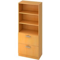 HAMMERBACHER Regalschrank 7300 NU, V7300/6/6/NU buche 80,0 x 42,0 x 200,4 cm, 1 St. von HAMMERBACHER