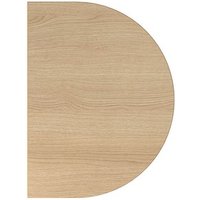 HAMMERBACHER Anbautisch höhenverstellbar Akandia eiche, silber halbrund 60,0 x 80,0 x 65,5 - 82,5 cm HAMMERBACHER Anbautisch höhenverstellbar Akandia eiche, silber halbrund 60,0 x 80,0 x 65,5 - 82,5 cm von HAMMERBACHER