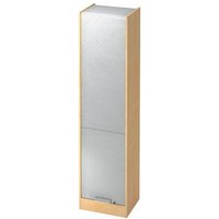 HAMMERBACHER Akandia Rollladenschrank ahorn, silber 4 Fachböden 50,0 x 40,0 x 200,4 cm von HAMMERBACHER