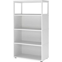 HAMMERBACHER Aktenregal FlexWall weiß 80,0 x 40,0 x 145,0 cm, 1 St. von HAMMERBACHER