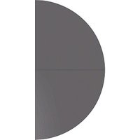 HAMMERBACHER Anbautisch LA160 grafit, grau halbrund 160,0 x 80 x 65,5 - 82,5 cm HAMMERBACHER Anbautisch LA160 grafit, grau halbrund 160,0 x 80 x 65,5 - 82,5 cm von HAMMERBACHER