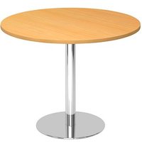 HAMMERBACHER Bistrotisch rund Spanplatte buche 100,0 x 100,0 x 74,5 cm, 1 St. HAMMERBACHER Bistrotisch rund Spanplatte buche 100,0 x 100,0 x 74,5 cm, 1 St. von HAMMERBACHER