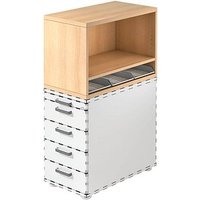 HAMMERBACHER Container-Aufsatz eiche 42,8 x 80,0 x 53,0 cm HAMMERBACHER Container-Aufsatz eiche 42,8 x 80,0 x 53,0 cm von HAMMERBACHER