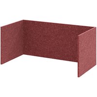 HAMMERBACHER FlexWall Akustikrückwand bordeaux 74,8 x 37,3 x 32,8 cm HAMMERBACHER FlexWall Akustikrückwand bordeaux 74,8 x 37,3 x 32,8 cm von HAMMERBACHER