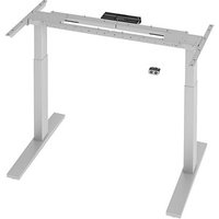 Flexbase 500 elektrisch höhenverstellbares Schreibtischgestell silber ohne Tischplatte, T-Fuß-Gestell silber 112,8 - 172,8 x 74,0 cm Flexbase 500 elektrisch höhenverstellbares Schreibtischgestell silber ohne Tischplatte, T-Fuß-Gestell silber 112,8 - 172,8 x 74,0 cm von Flexbase