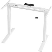 Flexbase 500 höhenverstellbares Schreibtischgestell weiß ohne Tischplatte T-Fuß-Gestell weiß 112,8 - 172,8 x 74,0 cm von Neutral
