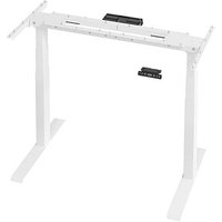 Flexbase 650 elektrisch höhenverstellbares Schreibtischgestell weiß ohne Tischplatte, T-Fuß-Gestell weiß 112,8 - 172,8 x 73,0 cm von Neutral