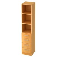 HAMMERBACHER Regalschrank Gradeo, V7600/6/6/RE buche 40,6 x 42,0 x 200,4 cm HAMMERBACHER Regalschrank Gradeo, V7600/6/6/RE buche 40,6 x 42,0 x 200,4 cm von HAMMERBACHER