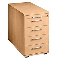 HAMMERBACHER Gradeo Standcontainer buche 5 Auszüge 42,8 x 80,0 x 72,0 - 76,0 cm HAMMERBACHER Gradeo Standcontainer buche 5 Auszüge 42,8 x 80,0 x 72,0 - 76,0 cm von HAMMERBACHER