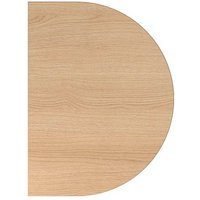 HAMMERBACHER Anbautisch höhenverstellbar HA60 eiche, silber halbrund 60,0 x 80,0 x 65,5 - 82,5 cm HAMMERBACHER Anbautisch höhenverstellbar HA60 eiche, silber halbrund 60,0 x 80,0 x 65,5 - 82,5 cm von HAMMERBACHER