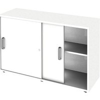 HAMMERBACHER Schiebetürenschrank Haziender, V1752S/W/W/SG weiß 1 Fachboden 120,0 x 40,0 x 74,8 cm HAMMERBACHER Schiebetürenschrank Haziender, V1752S/W/W/SG weiß 1 Fachboden 120,0 x 40,0 x 74,8 cm von HAMMERBACHER